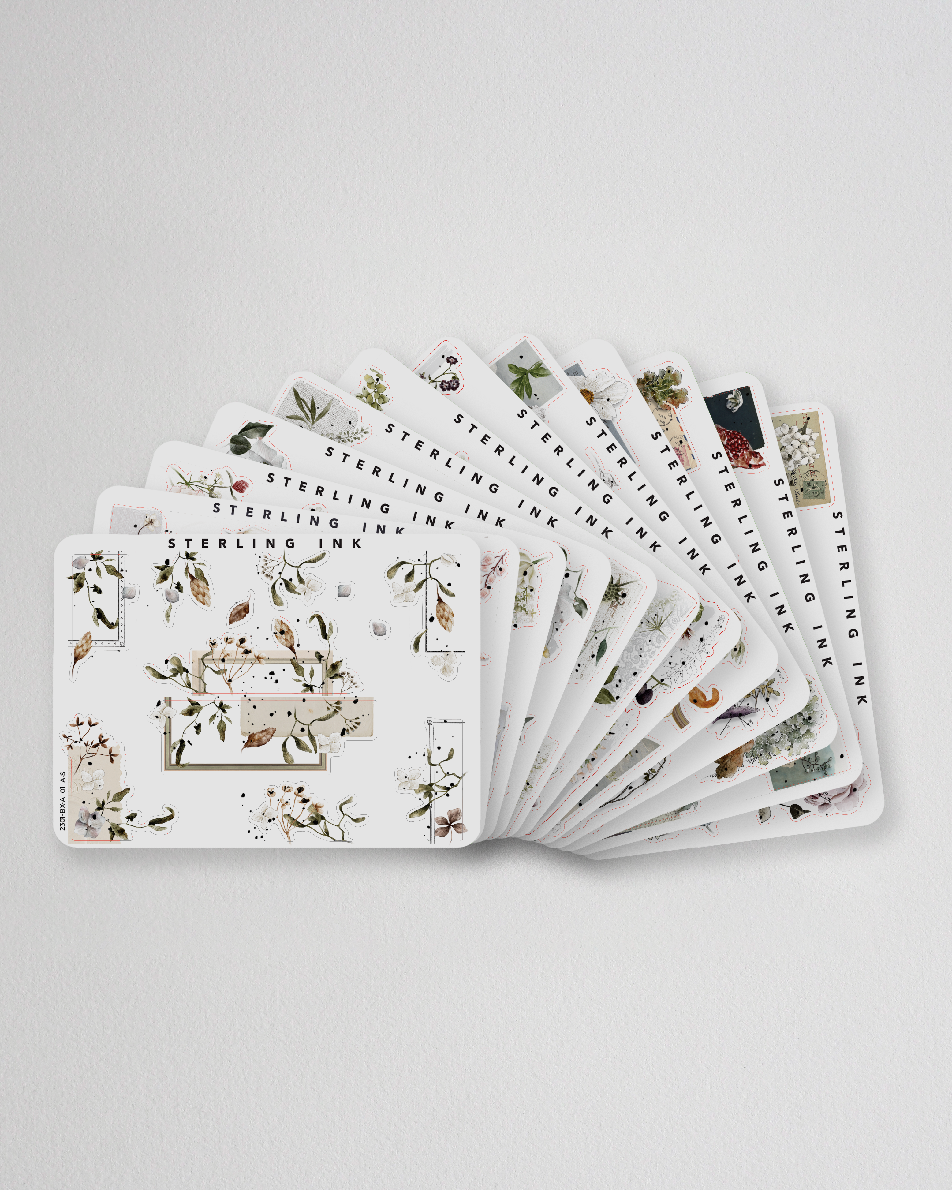 Edges and Corners Sticker Set - January-December