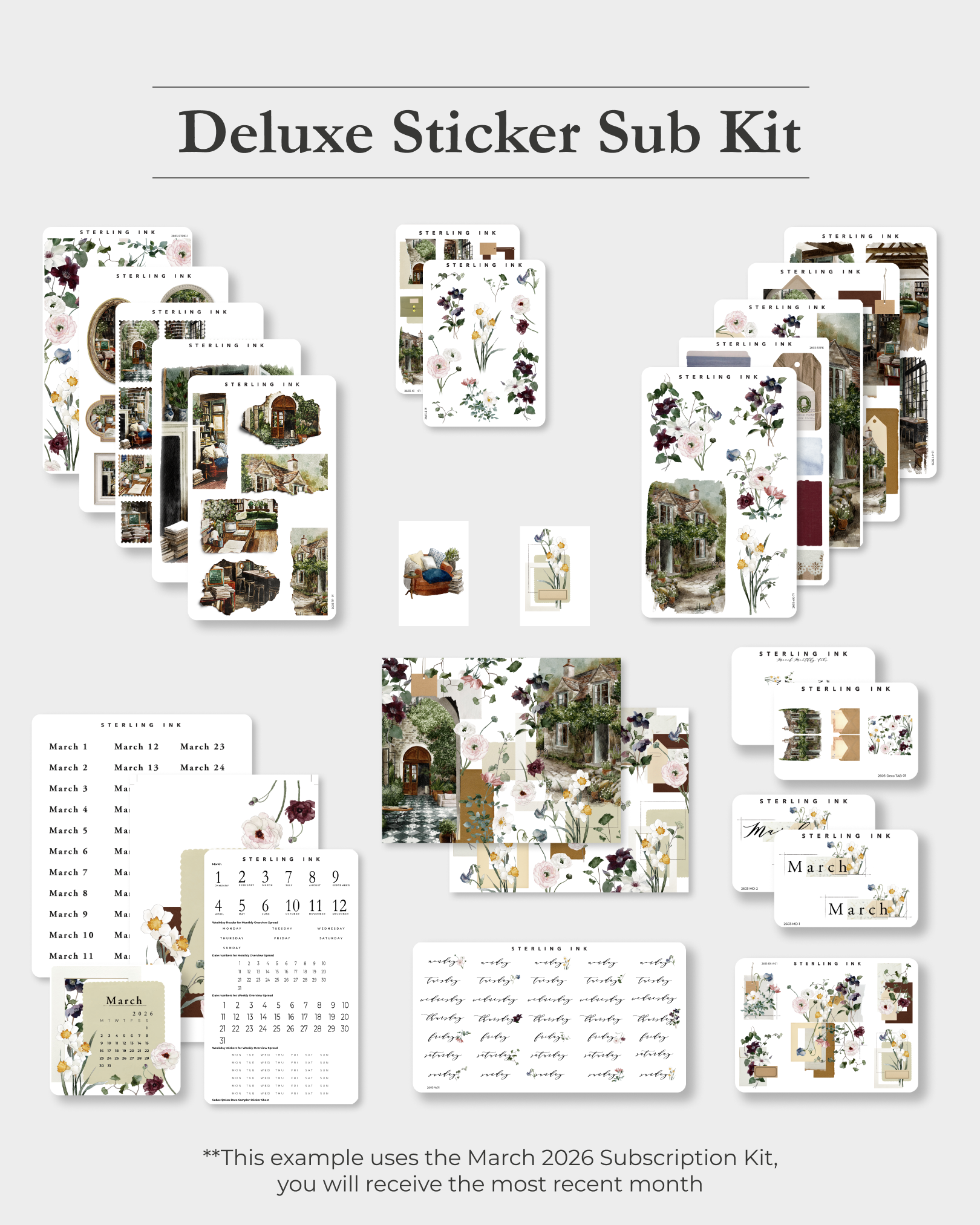 Deluxe Sticker Subscription Kit