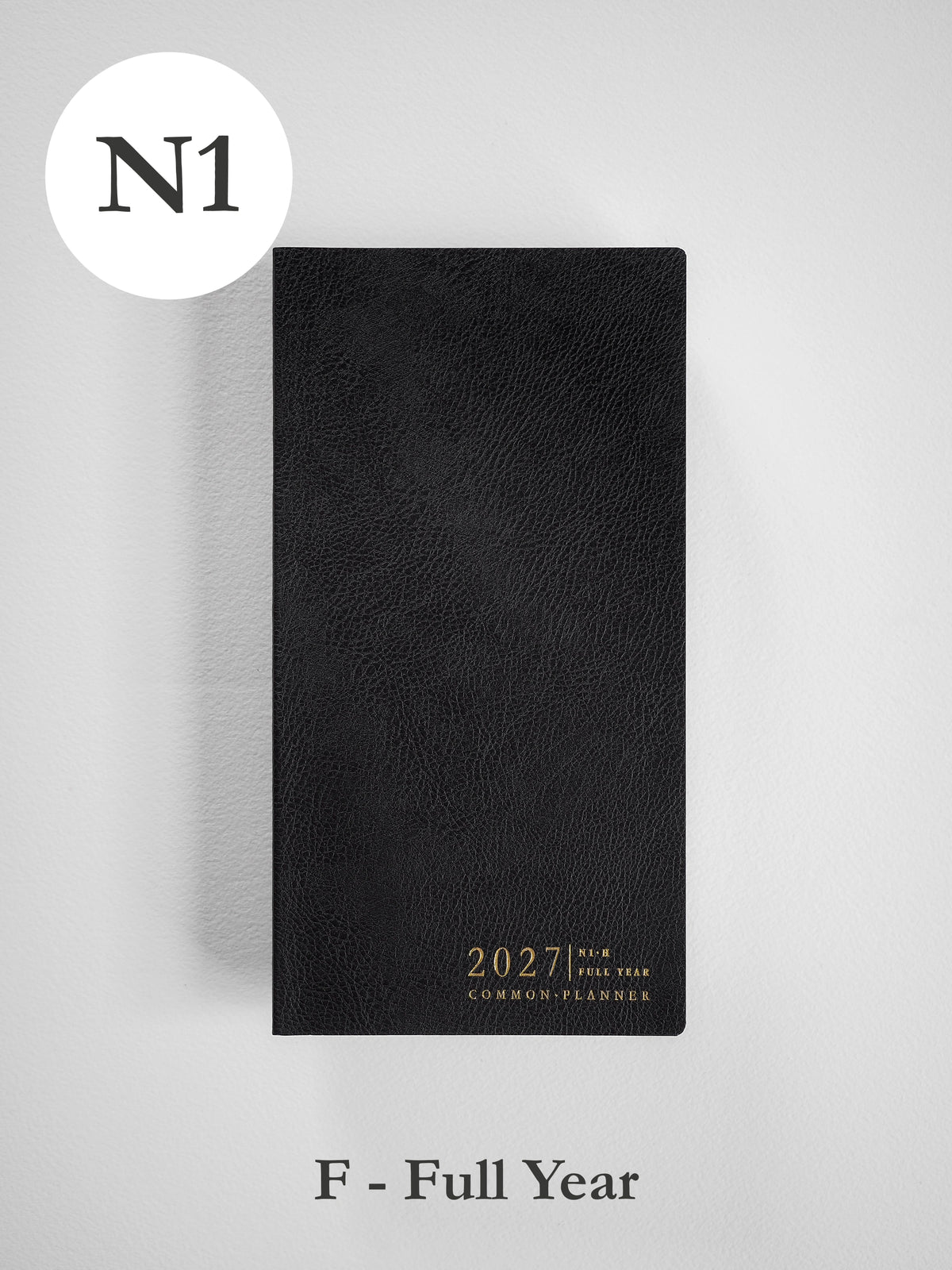 2027 N1 Flex Flex full year planner front cover in Onyx #color_onyx