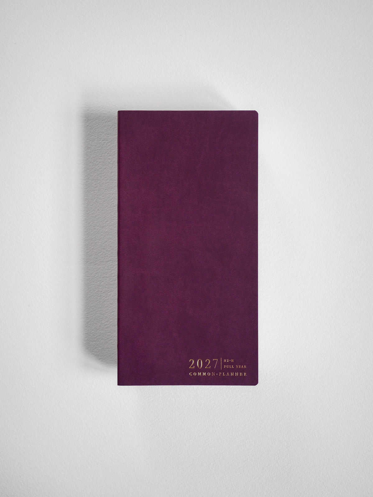 2027 N2 Horizontal Full year planner interior layout in Mulberry #color_mulberry