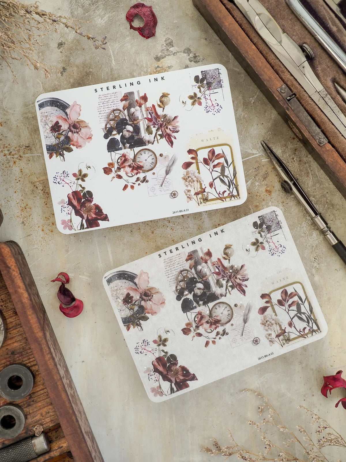Edges and Corners Stickers (Silver Foil) - November 2026 - Overview
