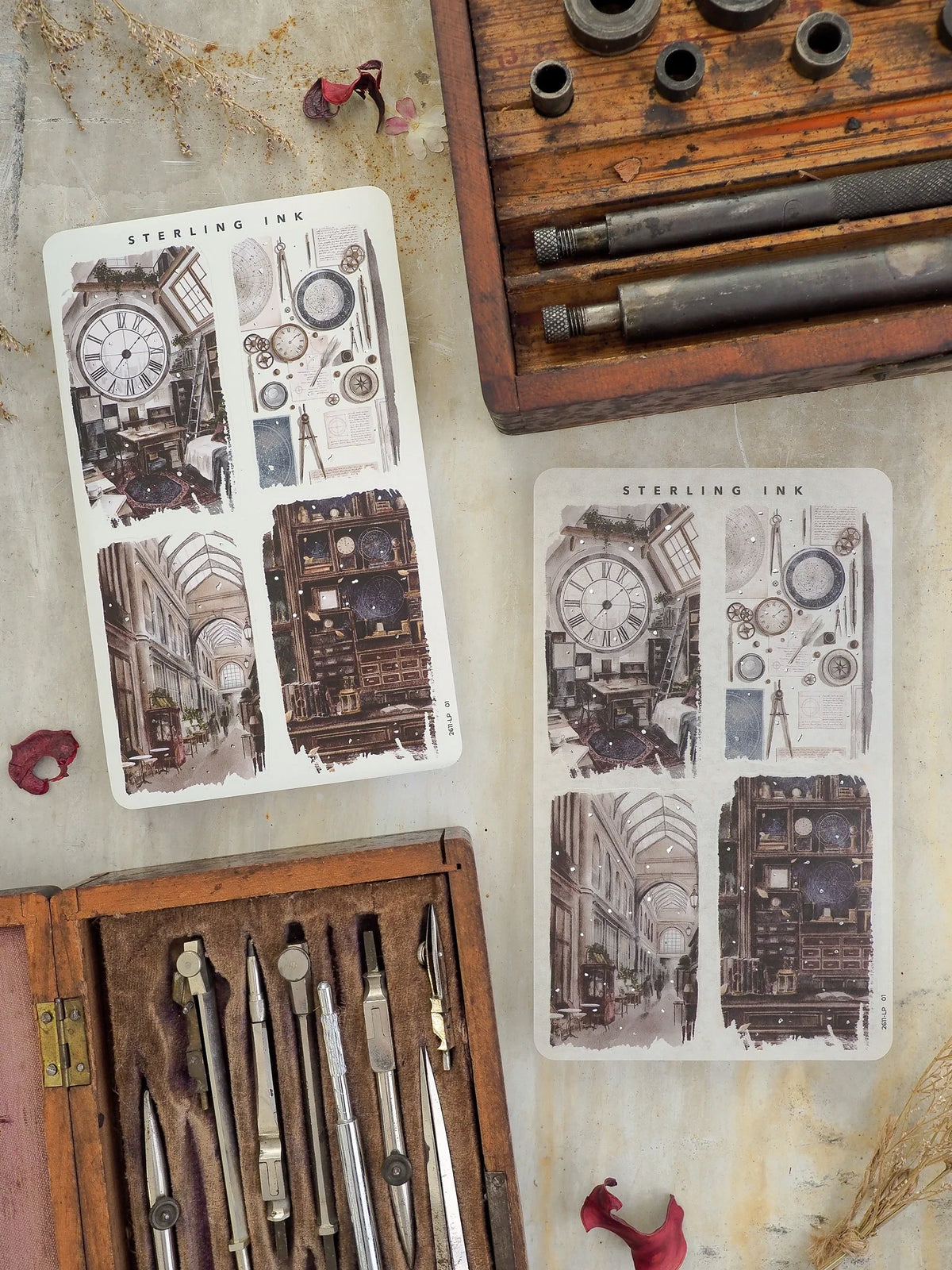 Large Illustration Stickers (Silver Foil) - November 2026 - Overview