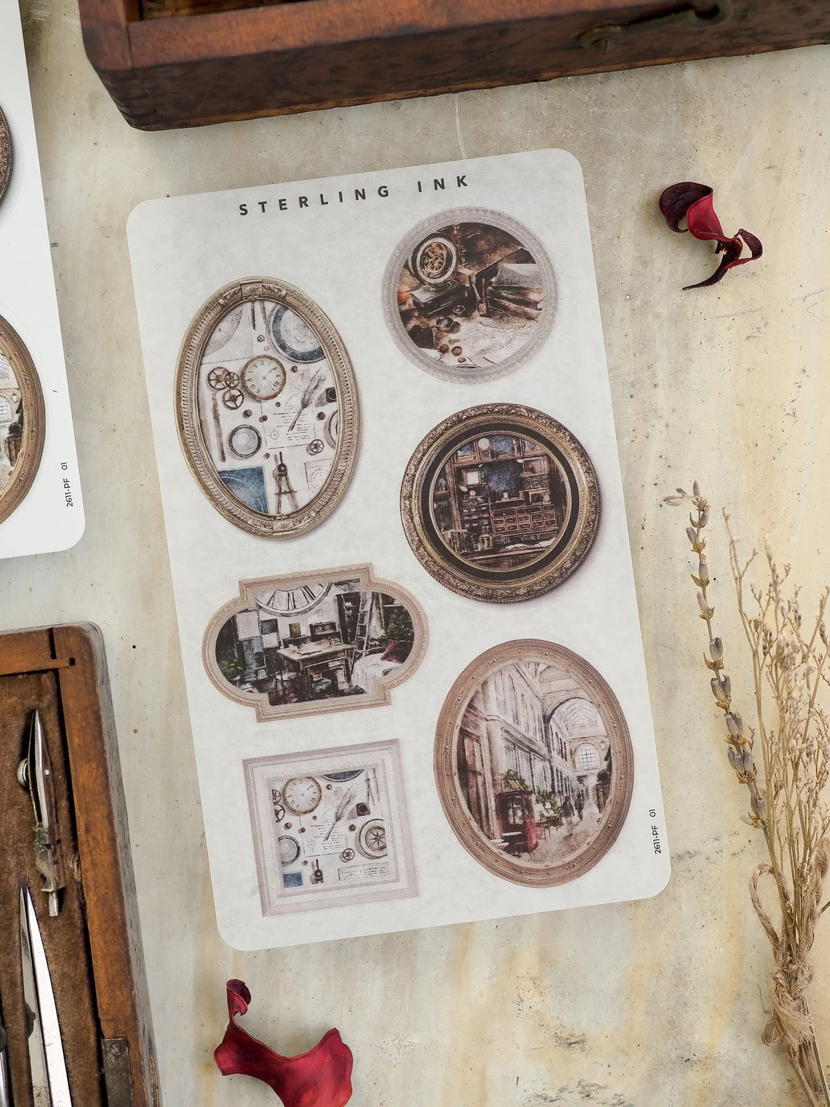 Picture Frame Stickers - November 2026 - Washi (Clear Matte)