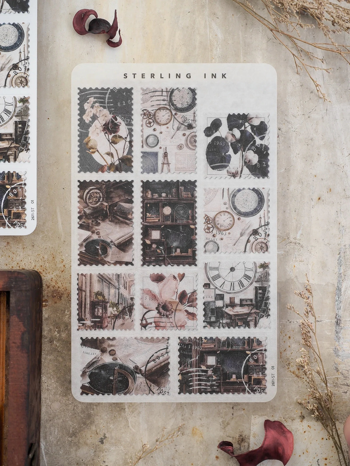 Stamps Stickers - November 2026 - Washi (Clear Matte)