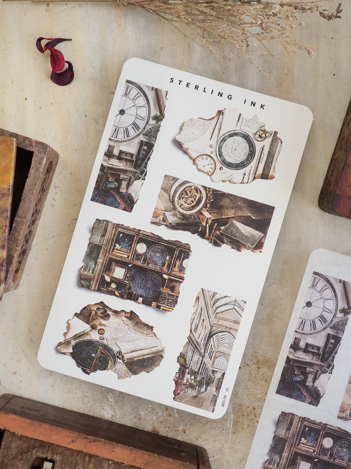 Torn Paper Stickers - November 2026 - Vinyl (Premium Matte)