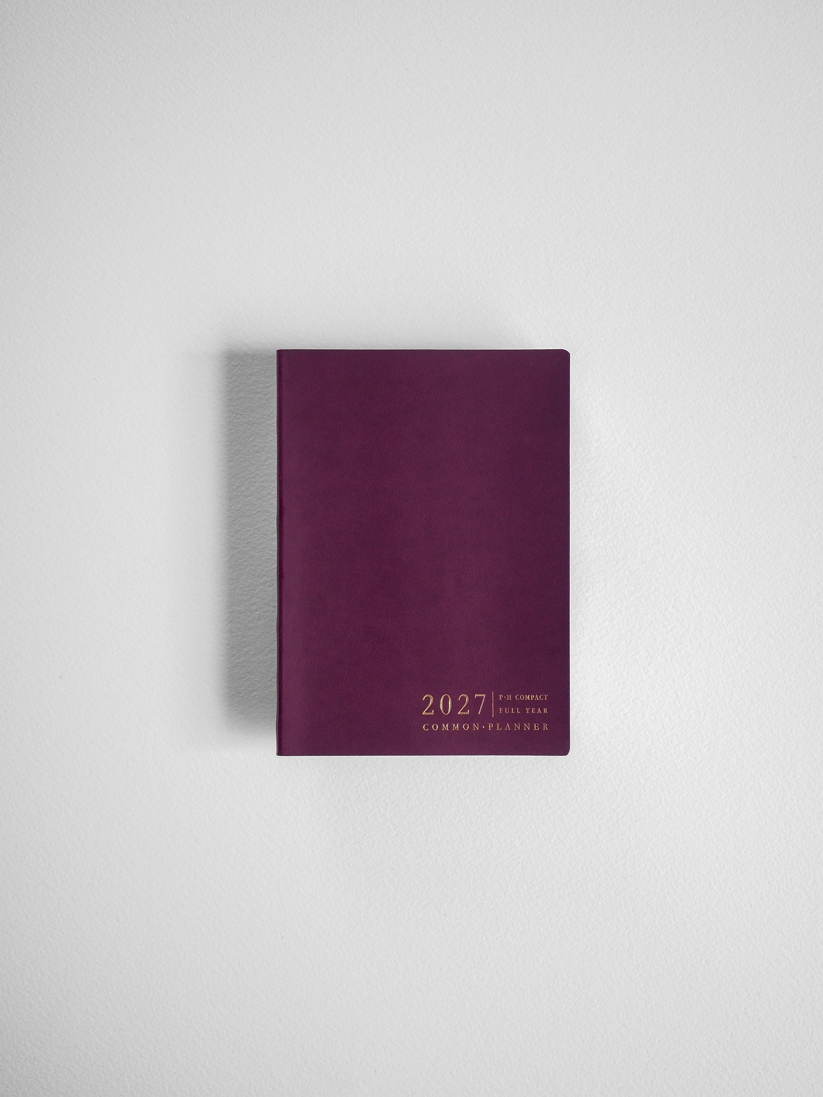 2027 P Horizontal Compact planner interior layout in Mulberry #color_mulberry