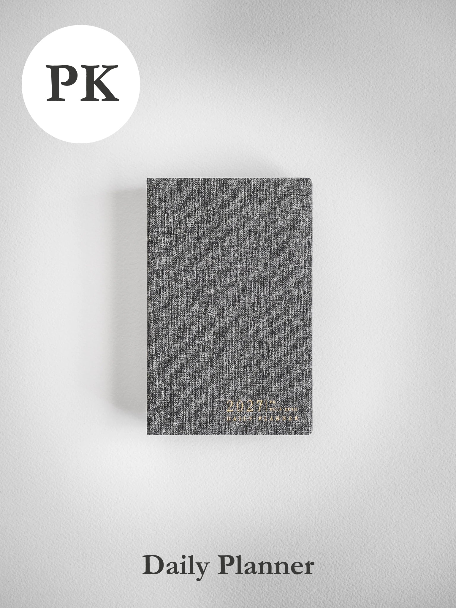 2027 PK Daily Daily planner front cover in Tweed #color_tweed