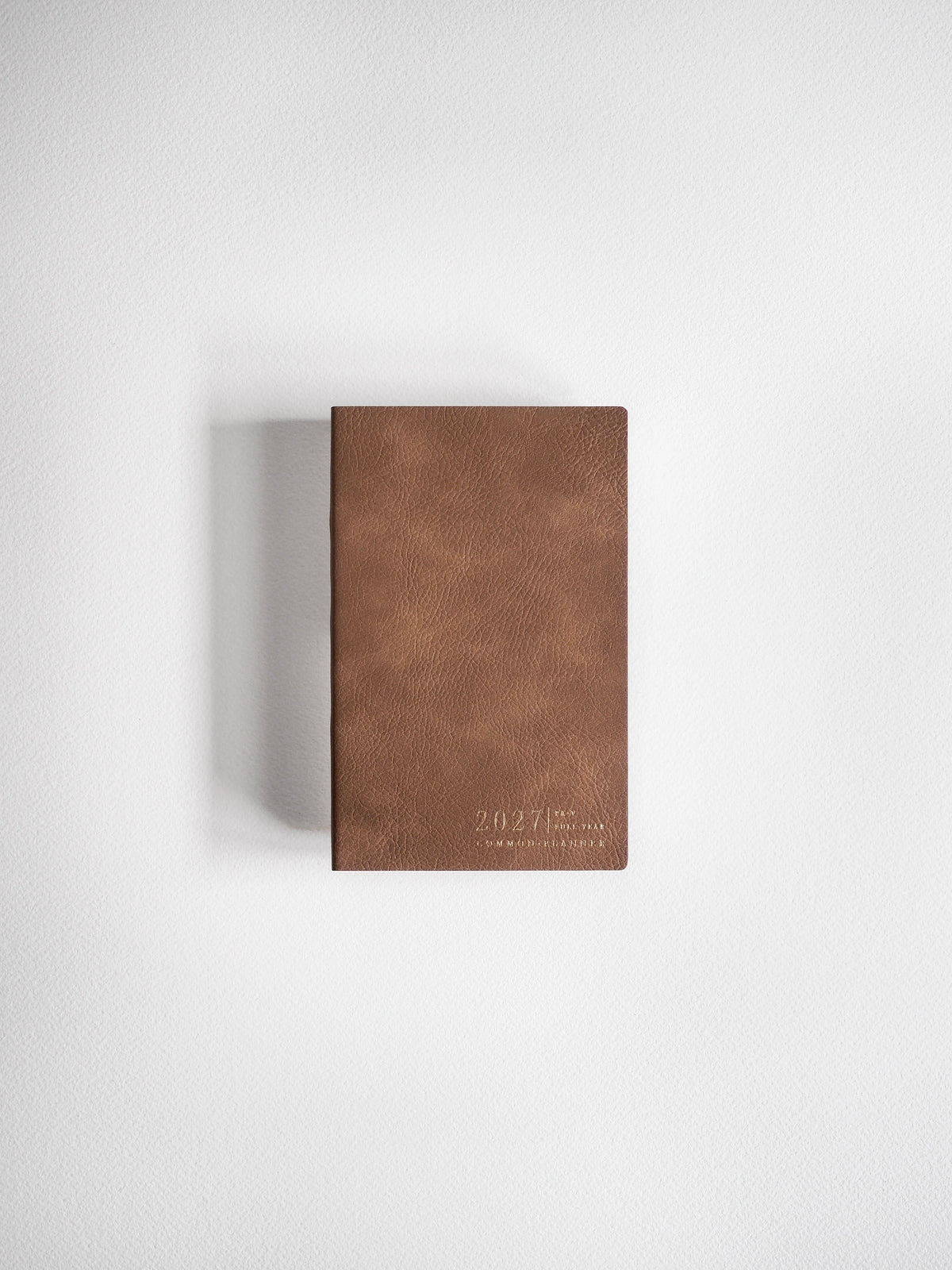 2027 PK Vertical Full year planner interior layout in Caramel #color_caramel