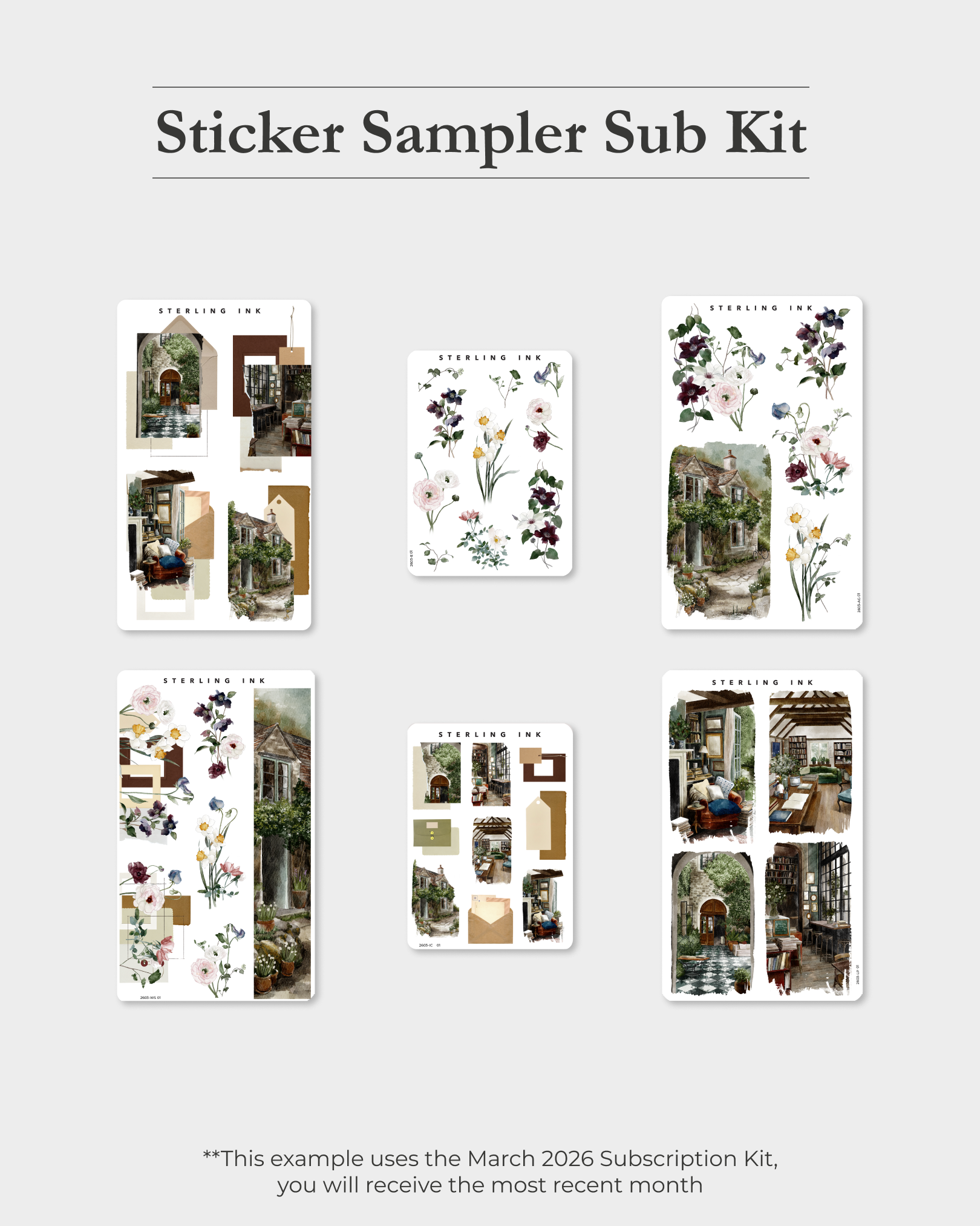 Sampler Sticker Subscription Kit