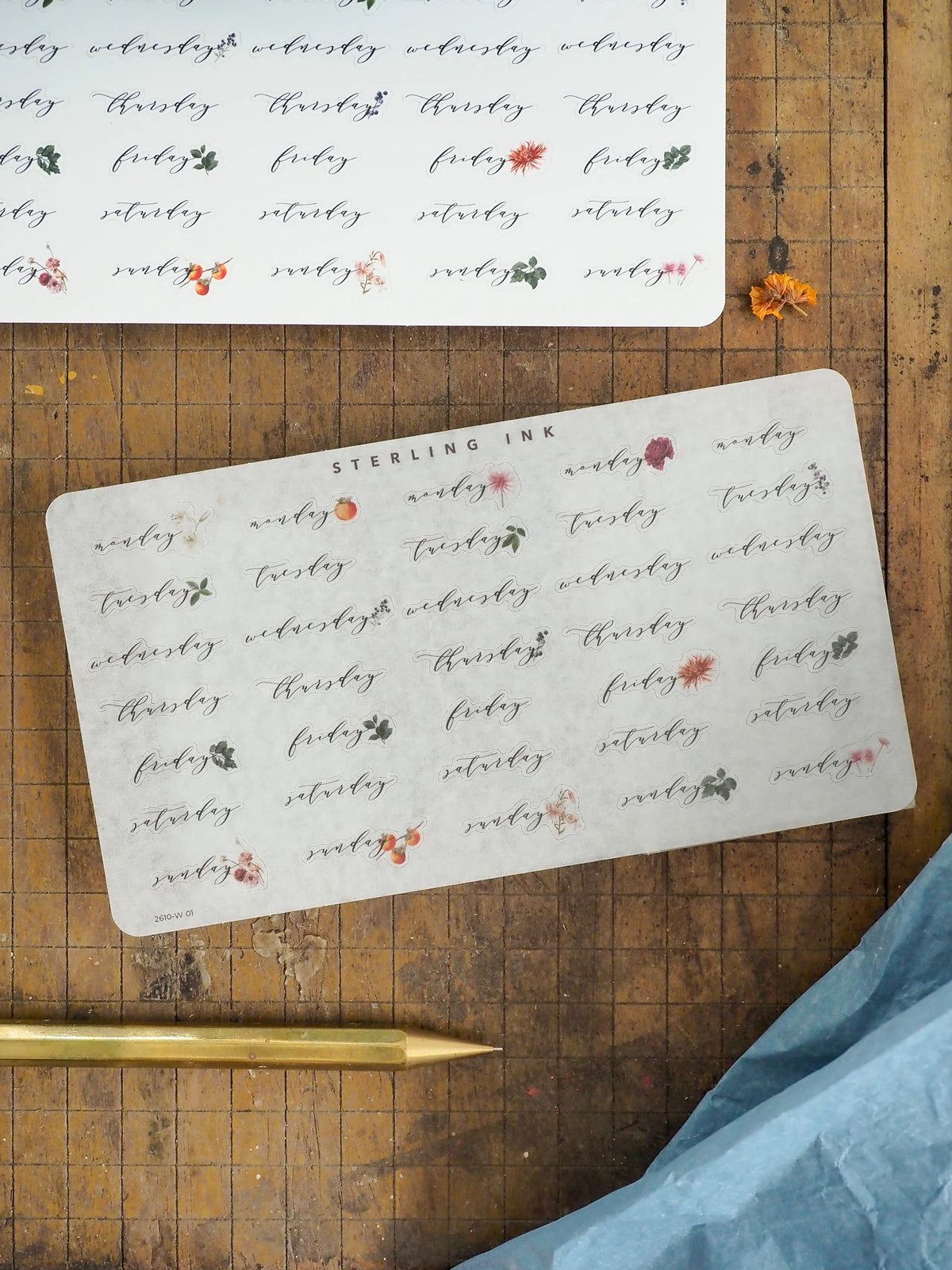 Weekday Stickers - October 2026