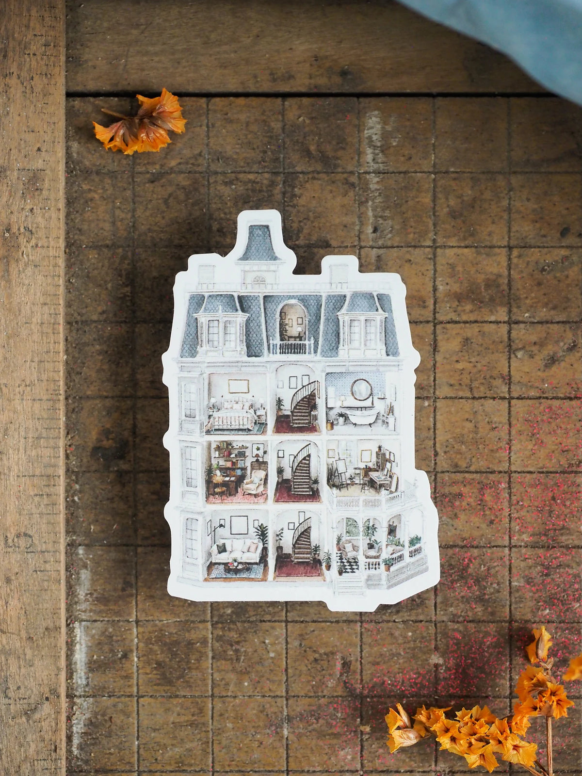 Vinyl Die-cut Stickers: Dollhouse (Clear Vinyl) - October 2026