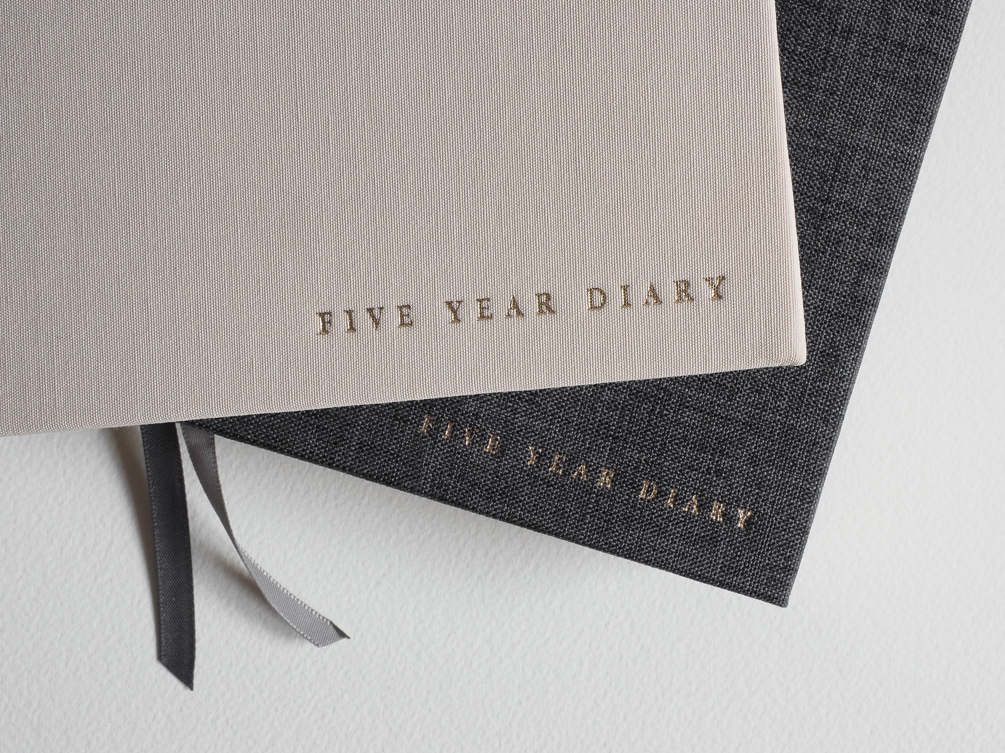 Undated Hardcover Five Year Diaries