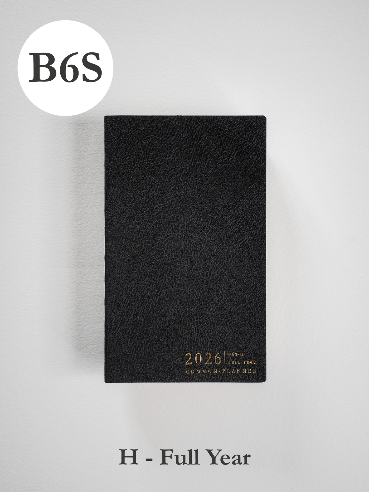 B6 Slim Horizontal Full Year 2026 Common Planner