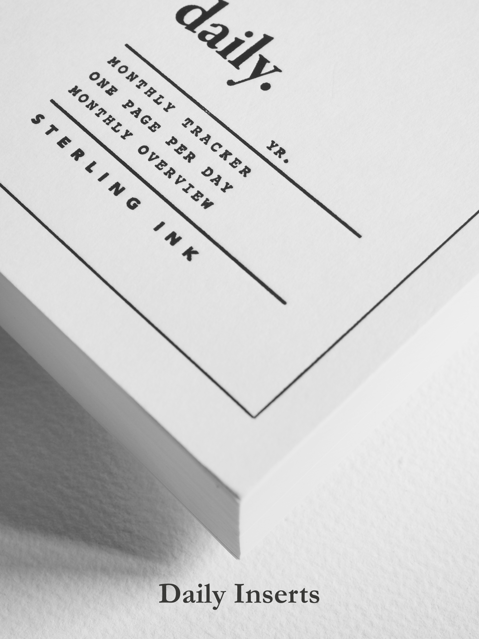 Daily | 2026 Dated Planner Inserts