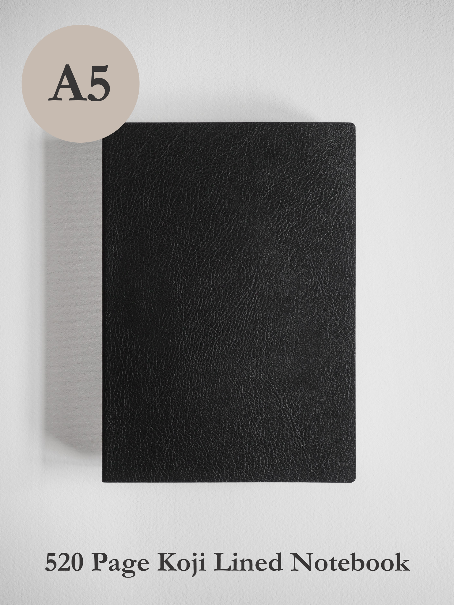 A5 520 Page Lined Notebook - Koji Paper