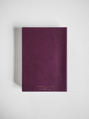 Solid plum B6 planner cover for the 2026 academic year, branded with white text for "COMMON PLANNER" and "FEATURED BY STEERING INK."