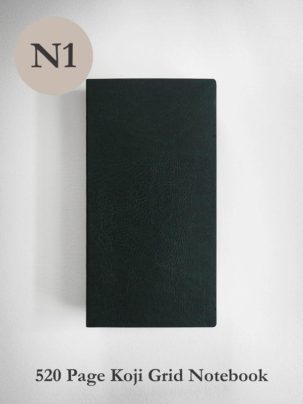 N1 520 Page Grid Notebook - Koji Paper