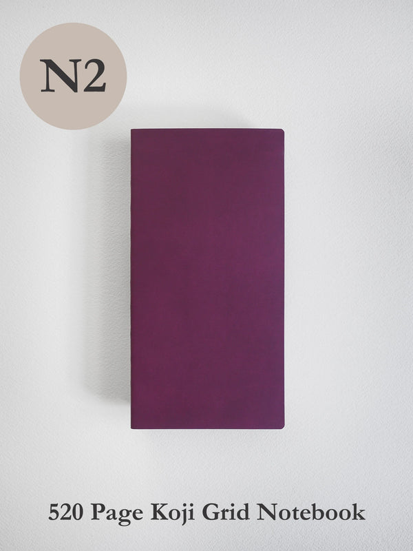 N2 520 Page Grid Notebook - Koji Paper
