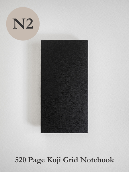 N2 520 Page Grid Notebook - Koji Paper