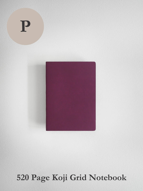 Passport 520 Page Grid Notebook - Koji Paper