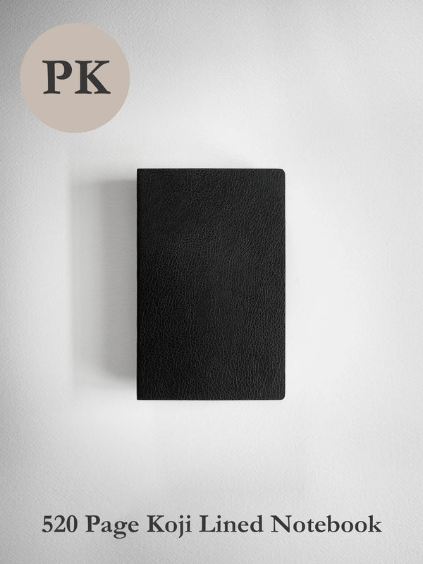 Pocket 520 Page Lined Notebook - Koji Paper