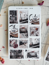 Load image into Gallery viewer, Stamps Sticker Set - January-December
