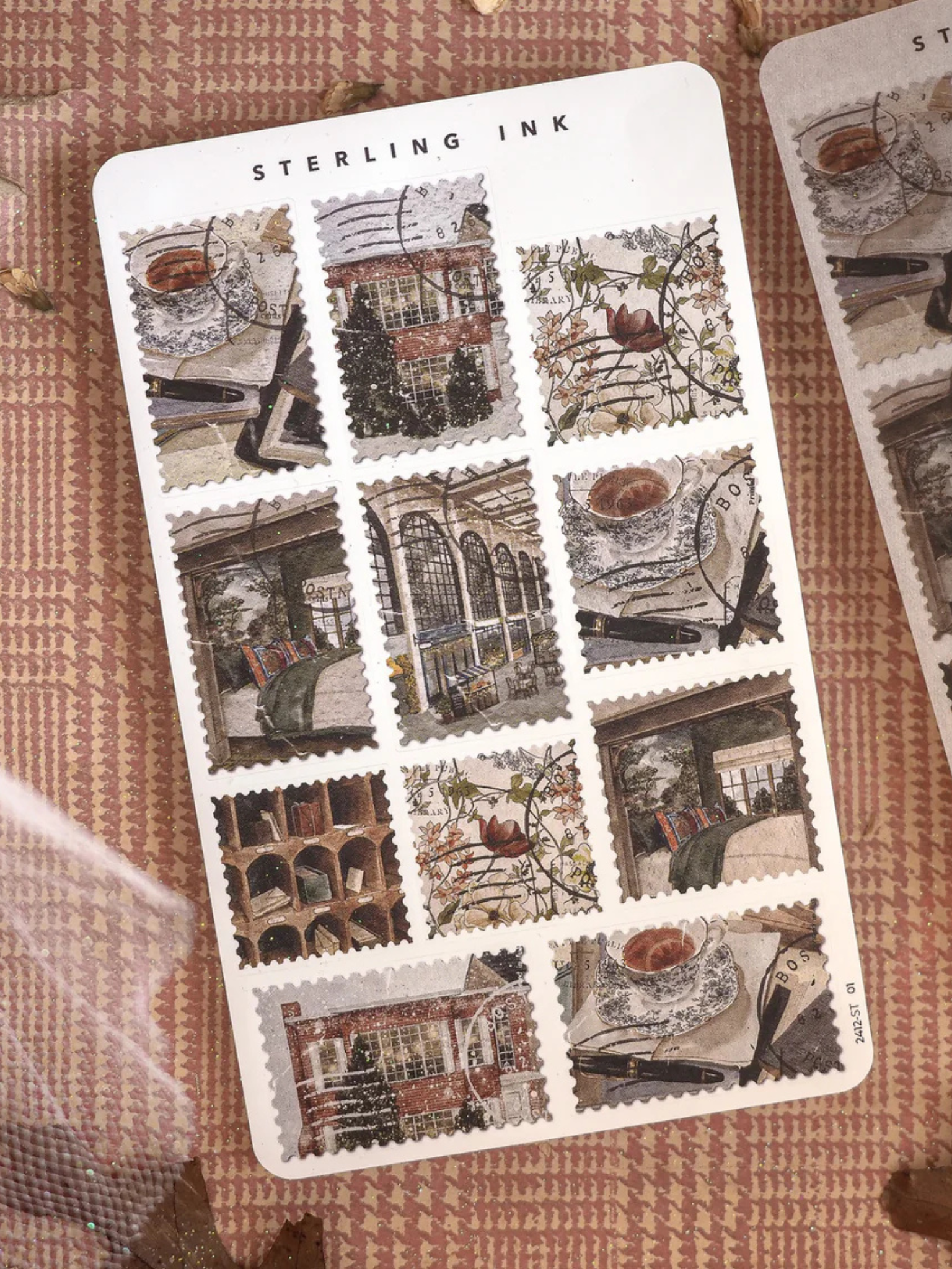 Stamps Sticker Set - January-December