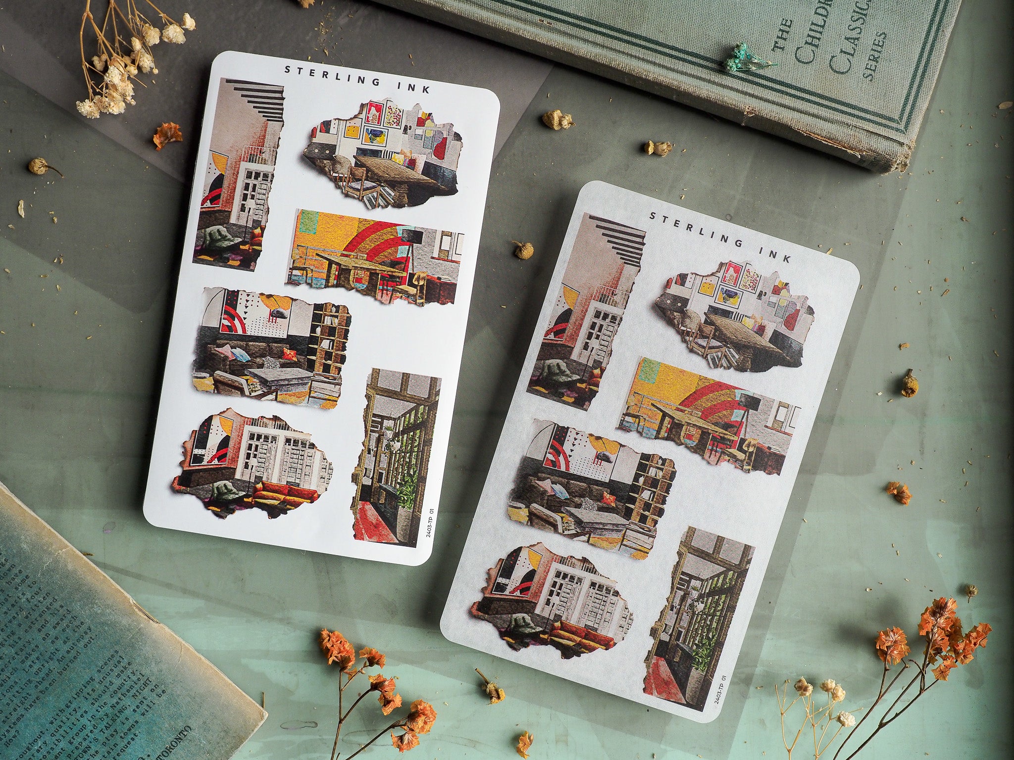 Torn Paper Stickers - March 2024