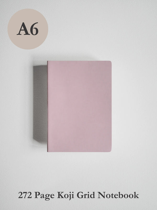 A6 272 Page Grid Notebook - Koji Paper