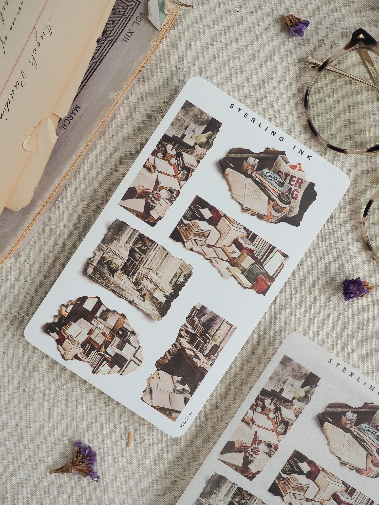Torn Paper Stickers - September 2026