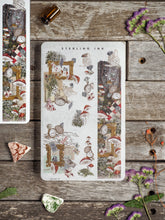 Load image into Gallery viewer, Washi Strip Stickers (Silver Foil) - April 2025
