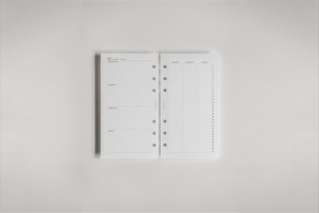 A clean, minimalist set of 2026 monthly planner inserts featuring black and white dated grids for organized tracking of January, February, and March.