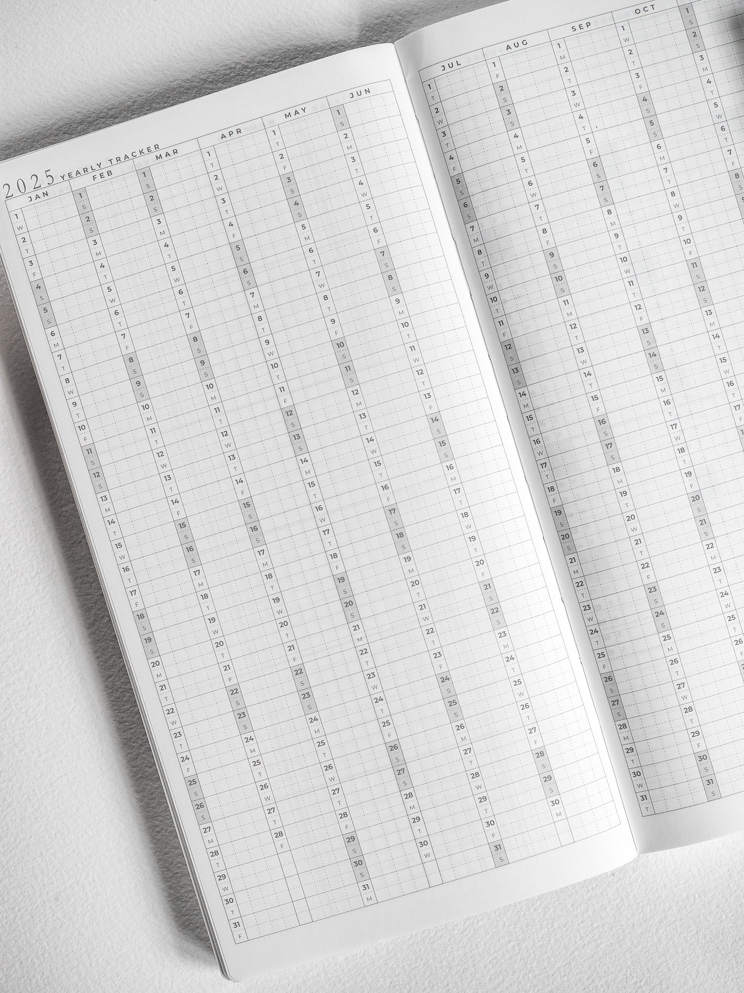 N1 Horizontal Weekly Part 2 Booklet (July-Dec) | 2025
