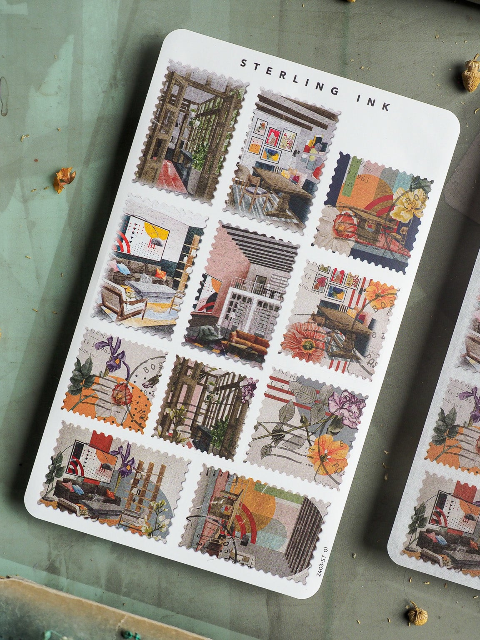 Stamps Sticker Set - January-December