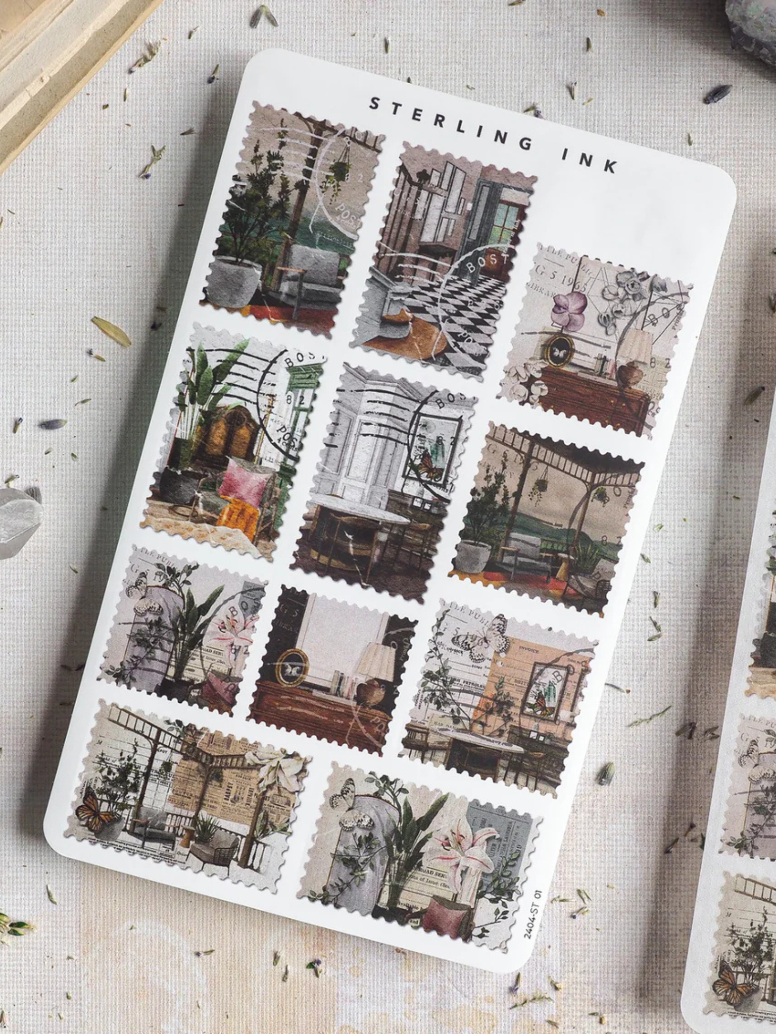 Stamps Sticker Set - January-December