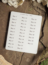 Load image into Gallery viewer, May Date Stickers - May 2025
