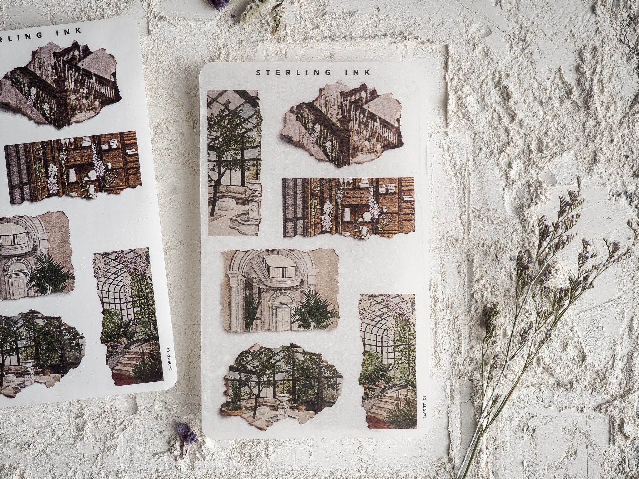Torn Paper Stickers - May 2024