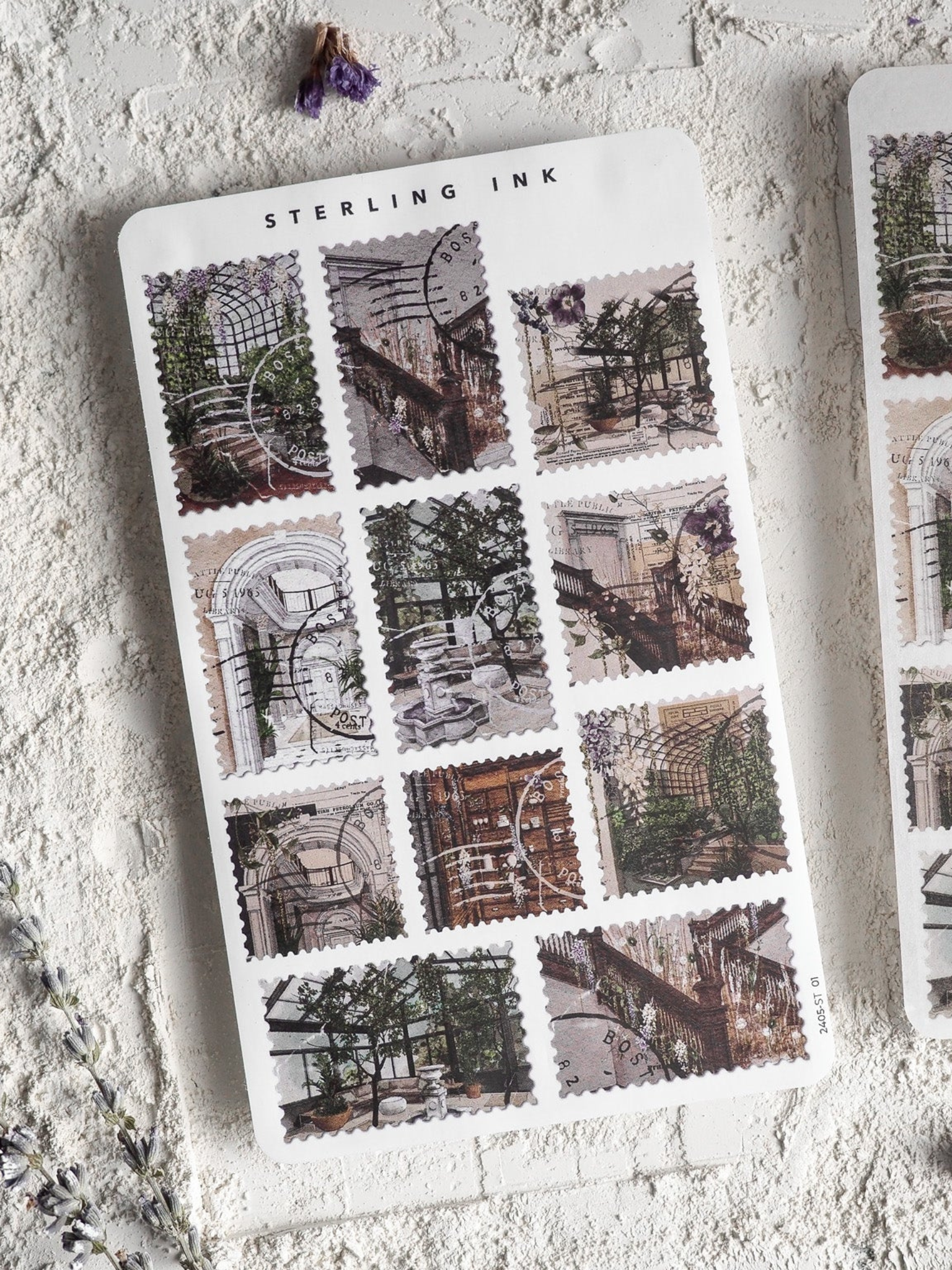 Stamps Sticker Set - January-December