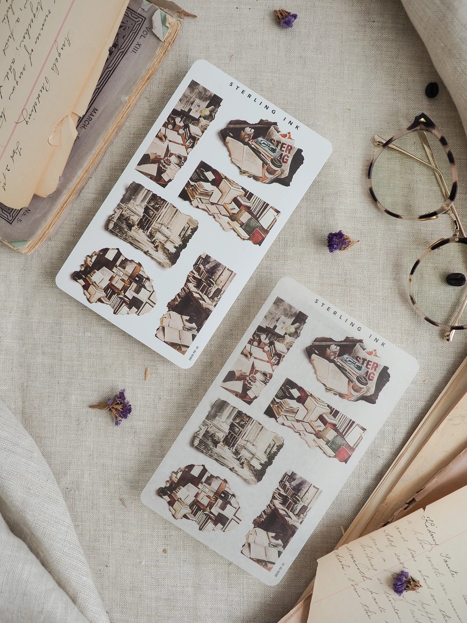 Torn Paper Stickers - September 2026