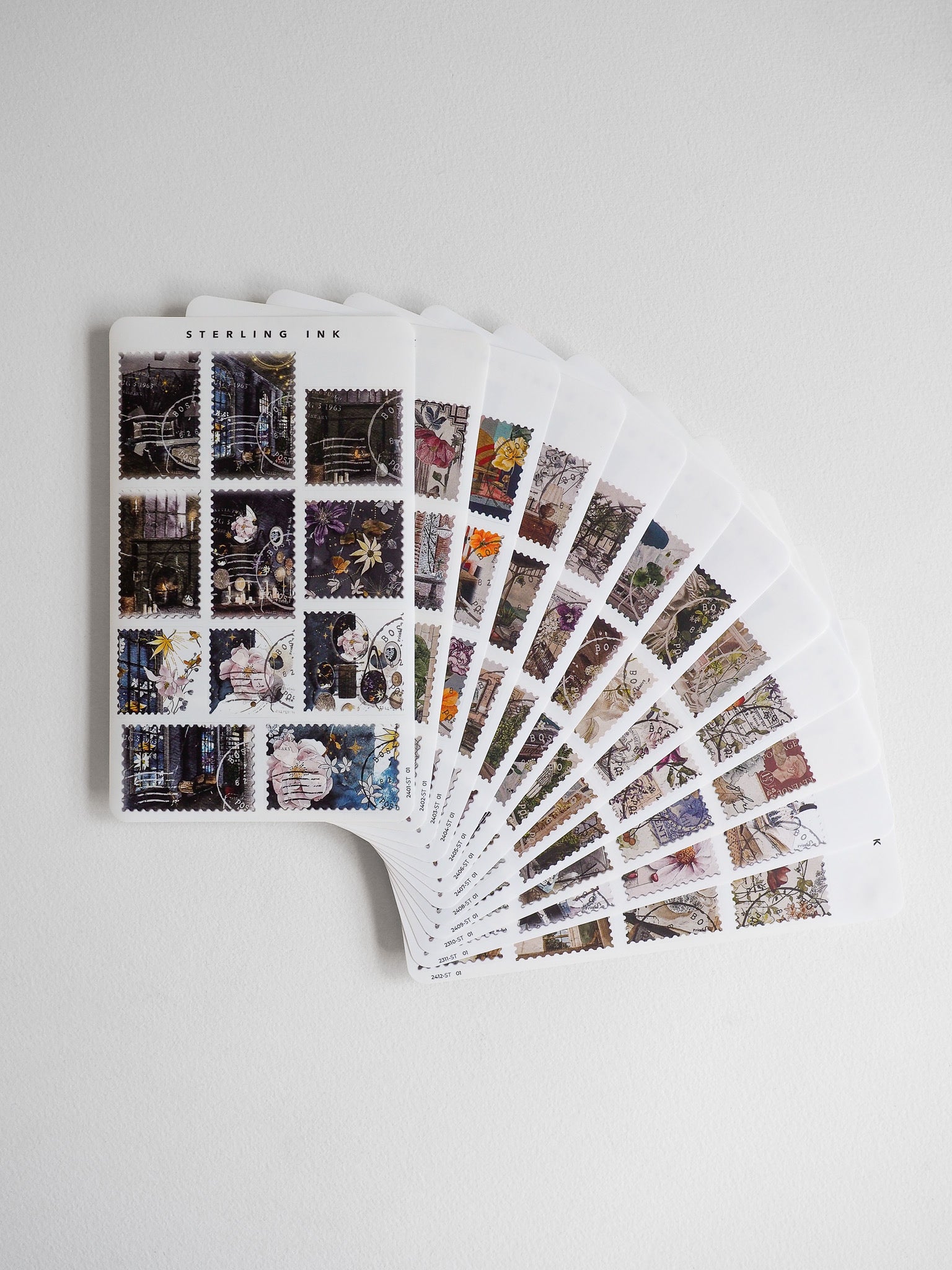 Stamps Sticker Set - January-December