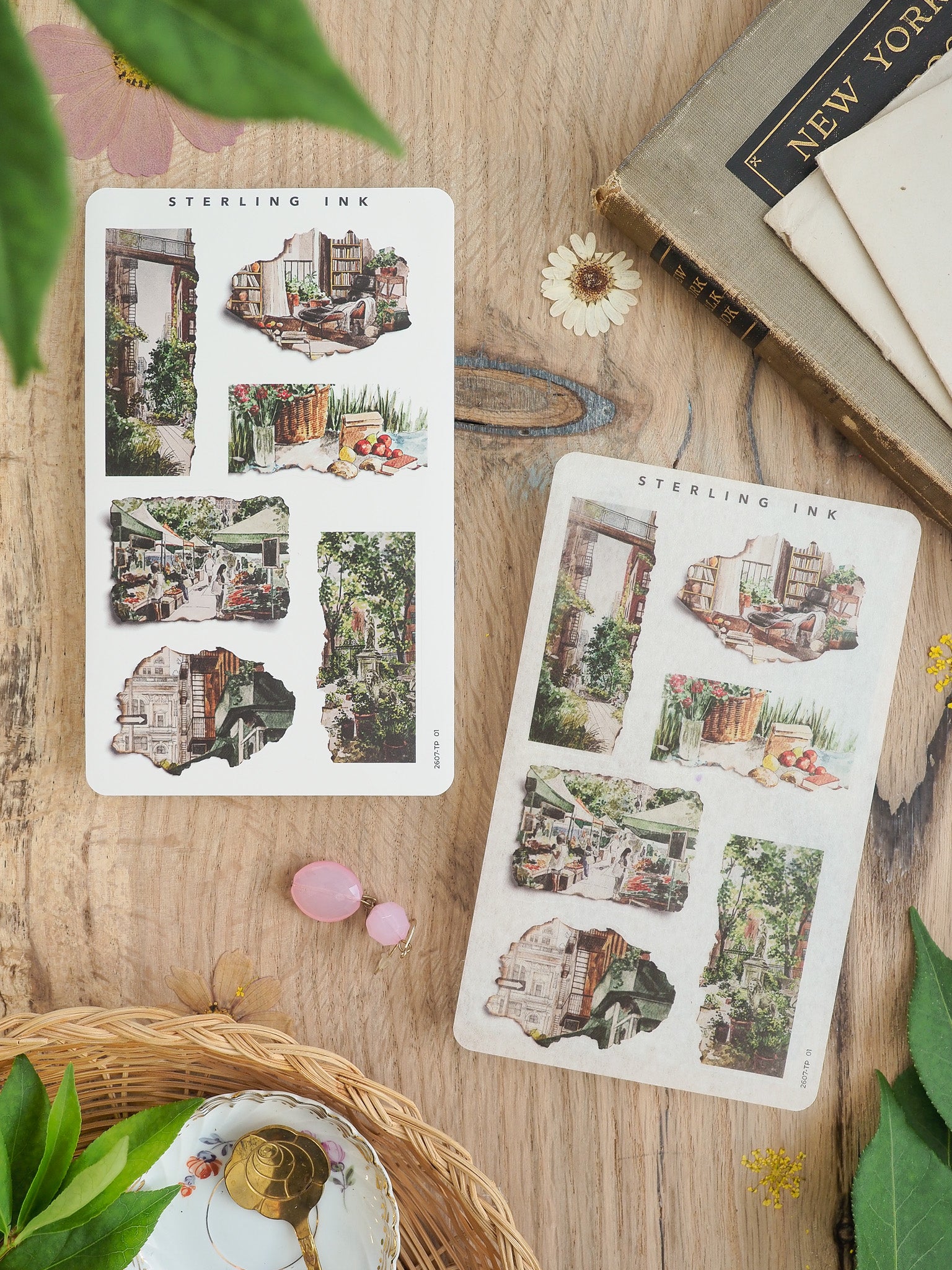 Torn Paper Stickers - July 2026