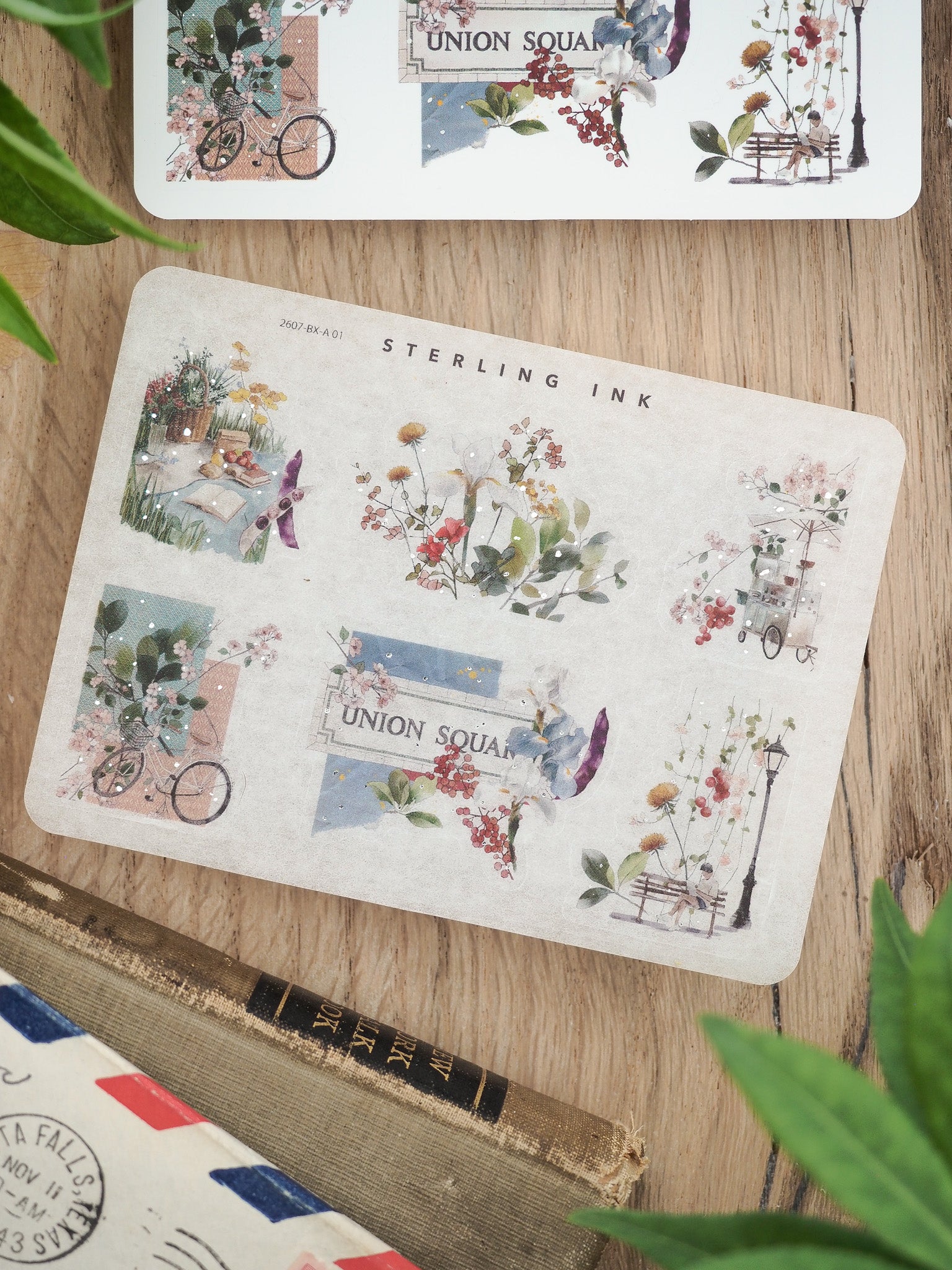 Edges and Corners Stickers (Silver Foil) - July 2026