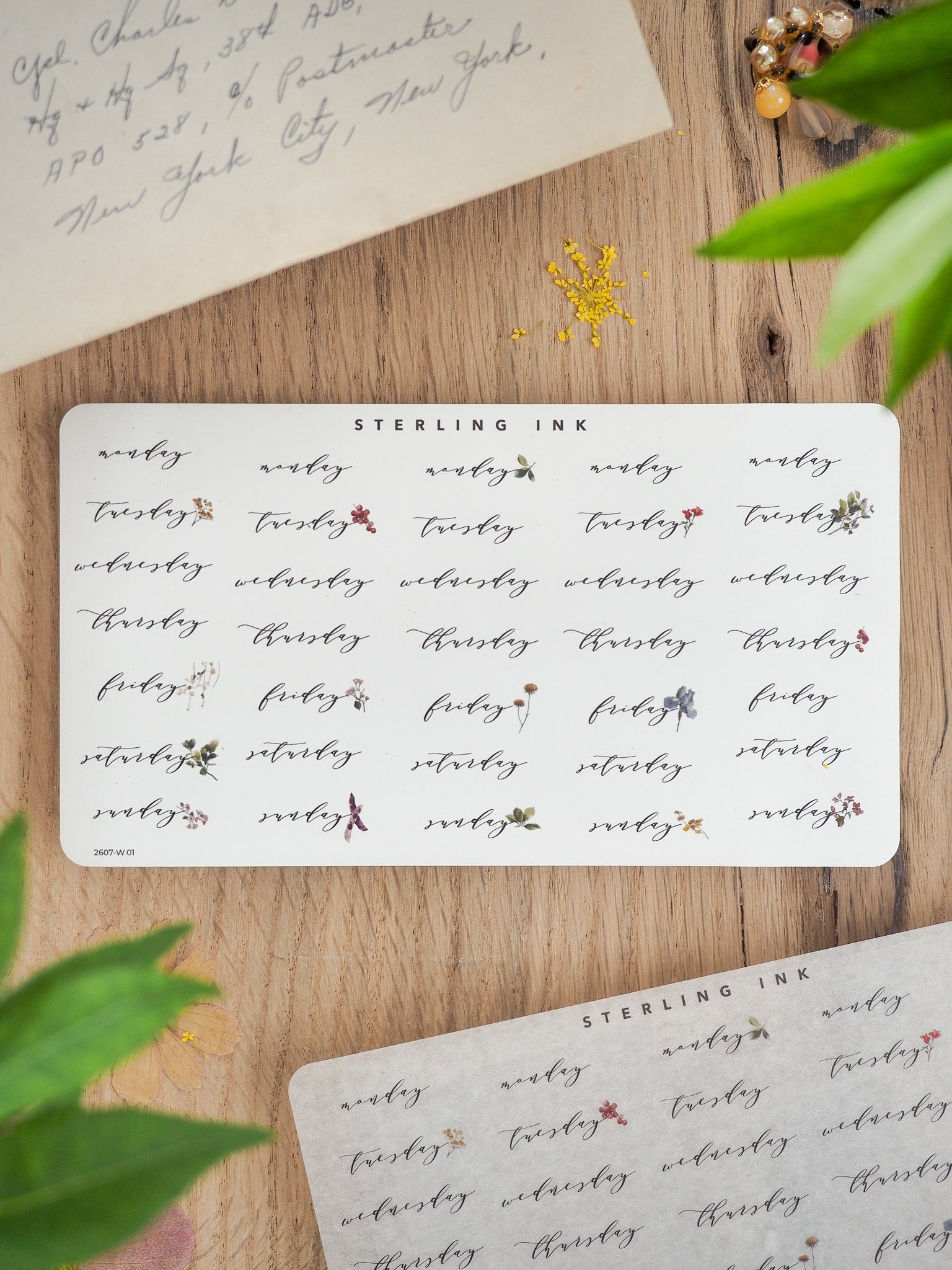 Weekday Stickers - July 2026