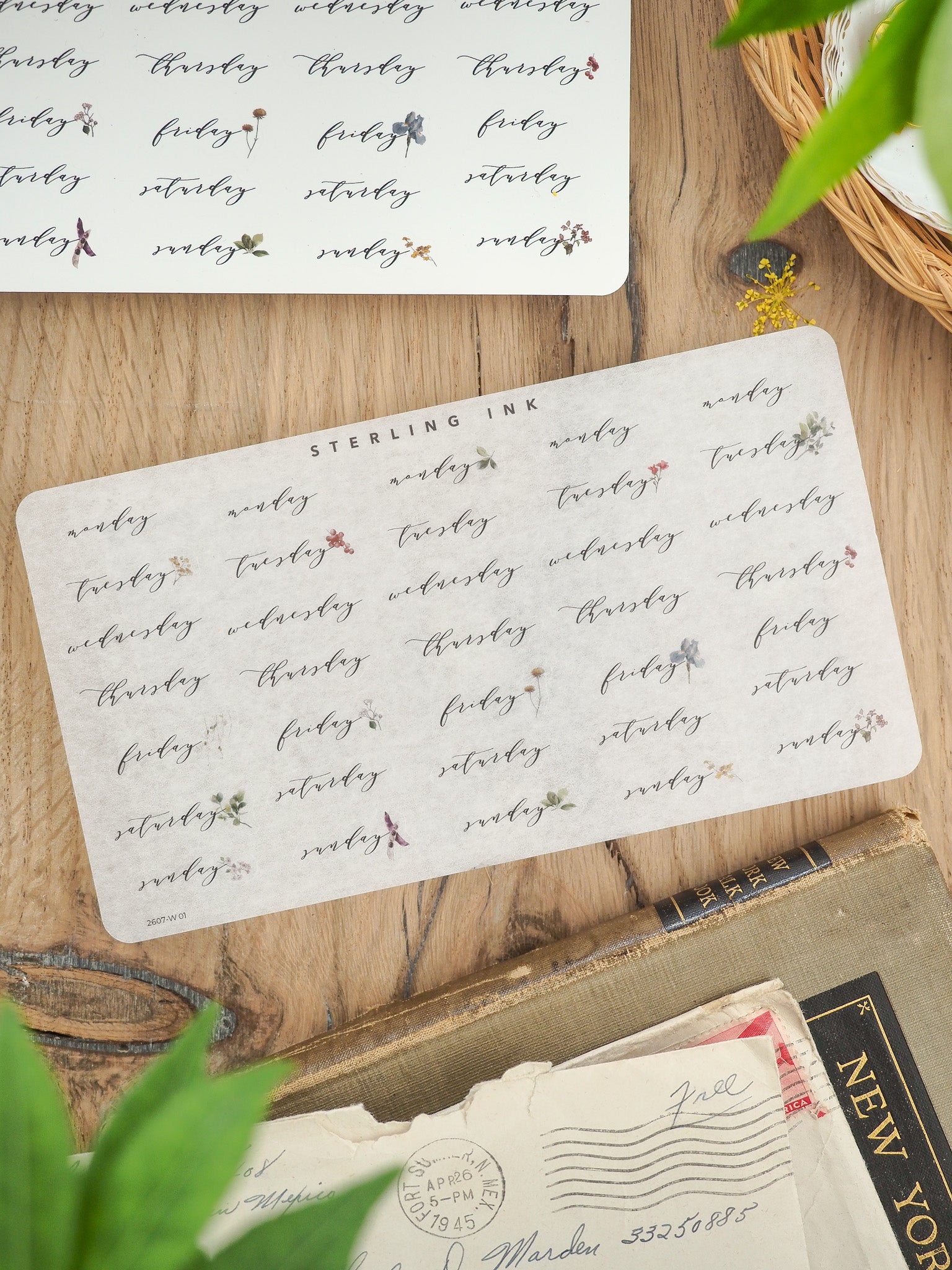 Weekday Stickers - July 2026