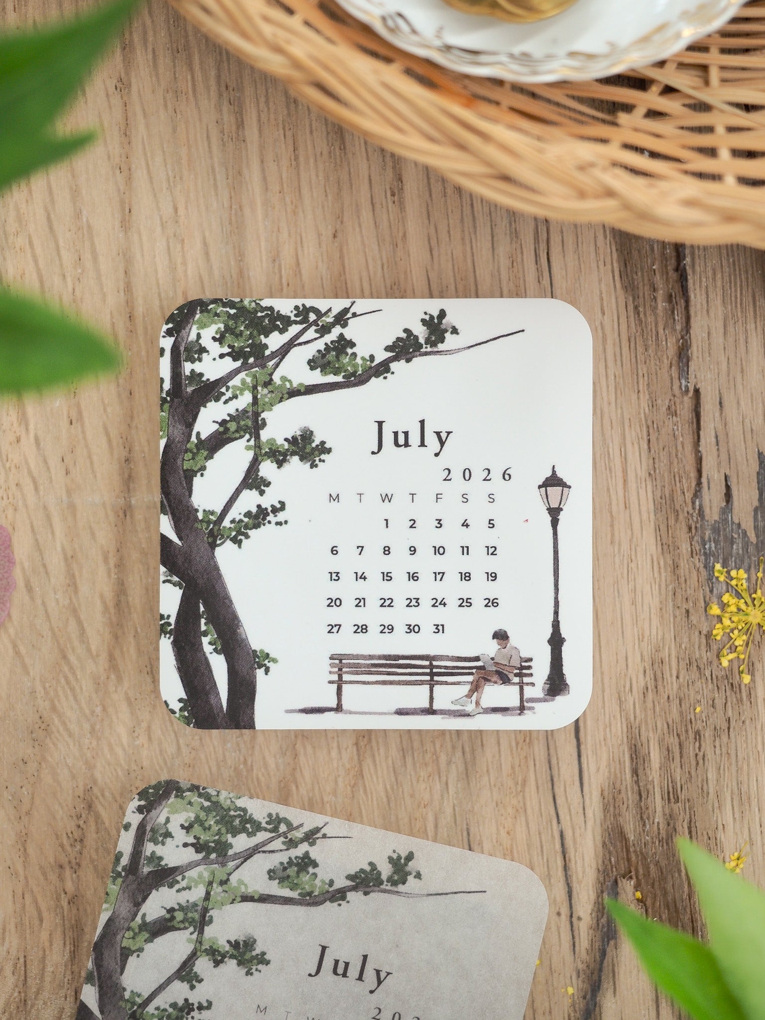 Monthly Calendar - July 2026