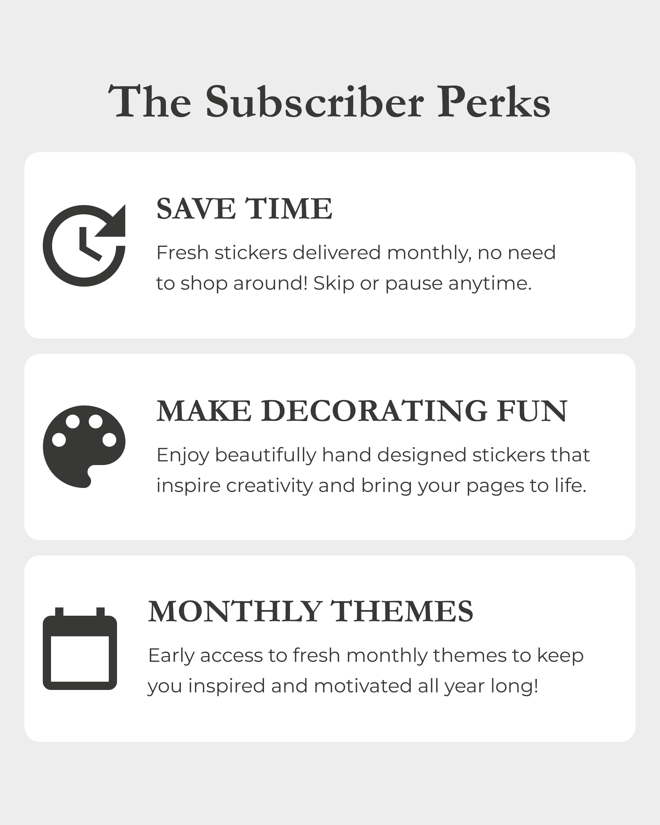 Full Sticker Subscription Kit