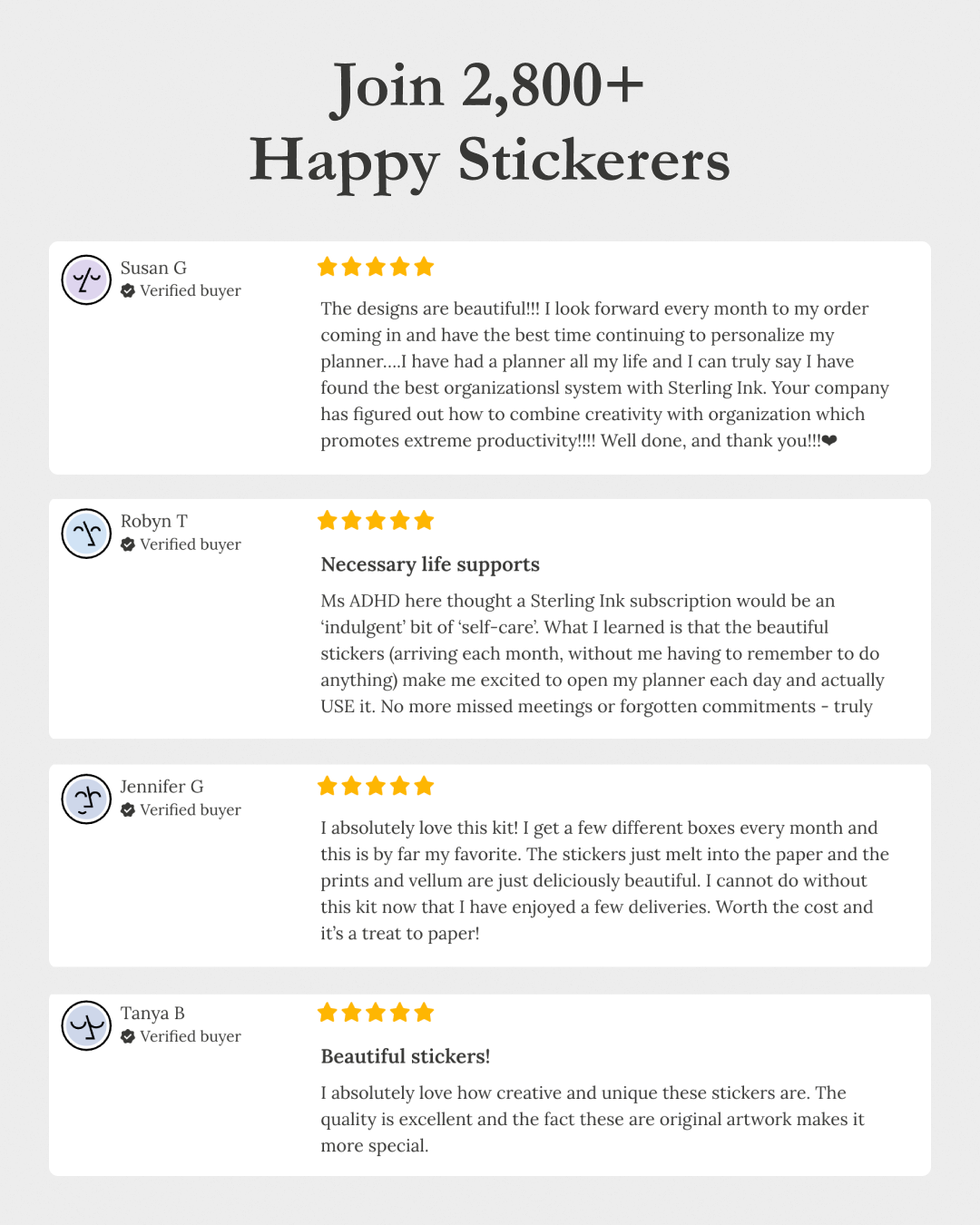 Full Sticker Subscription Kit