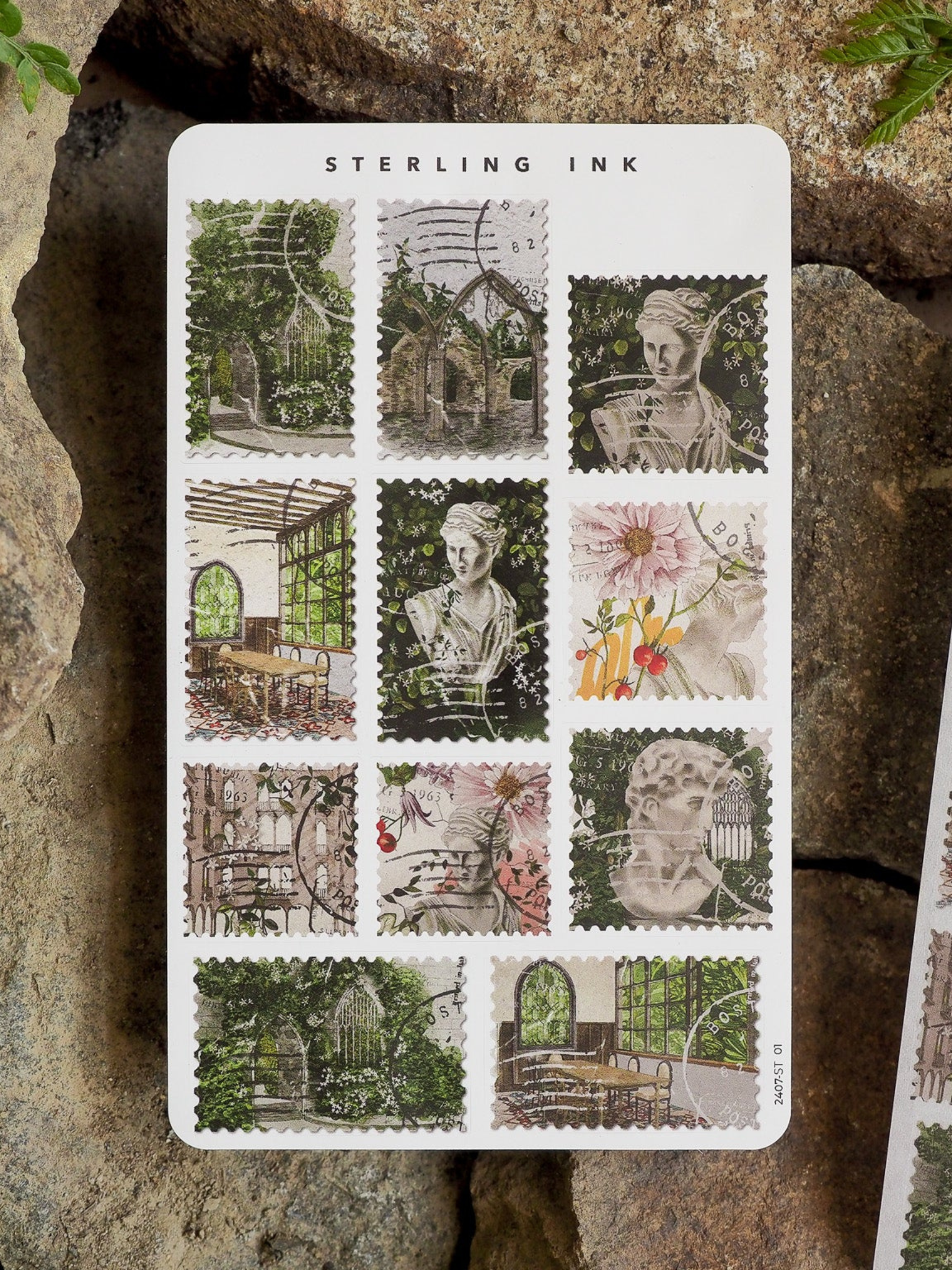 Stamps Sticker Set - January-December