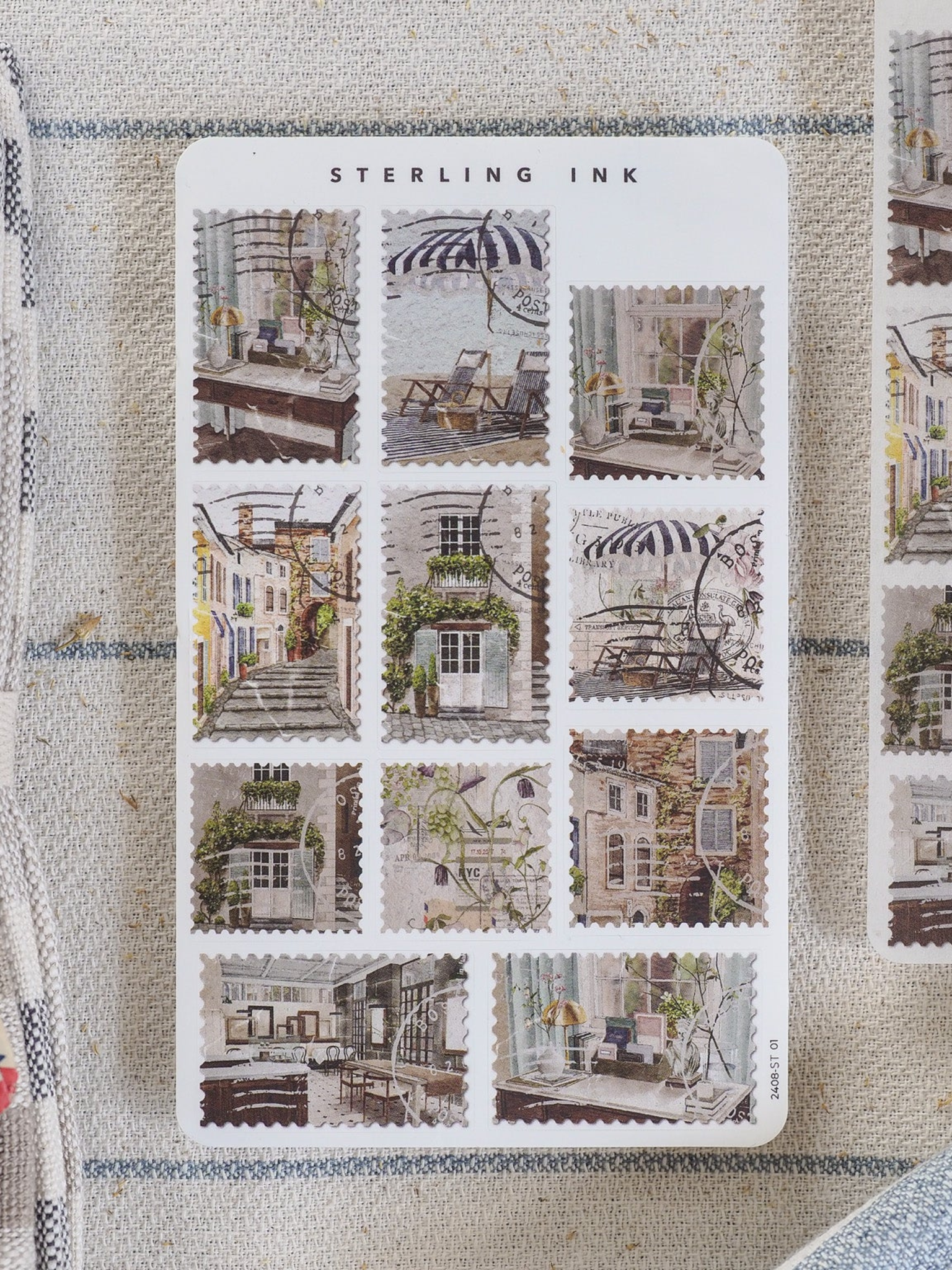 Stamps Sticker Set - January-December