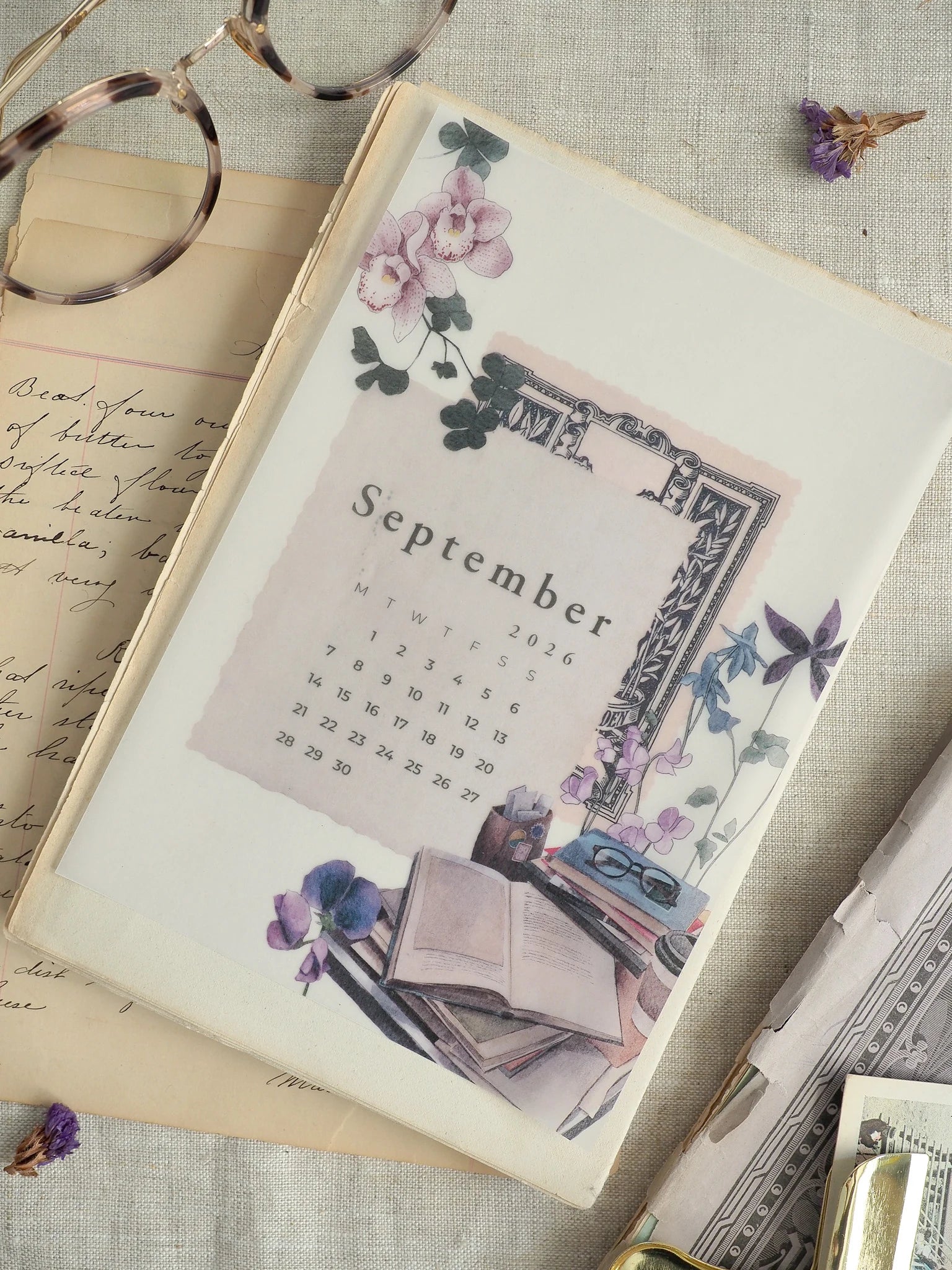 B6 Monthly Calendar - September 2026